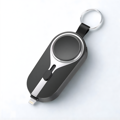 TrailCharge MINI - 1500mAh Mini Keychain Charger with Magnetic Dock for Apple Watch